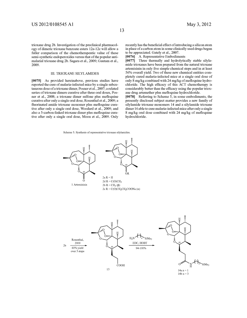 Trioxane Monomers and Dimers - diagram, schematic, and image 16