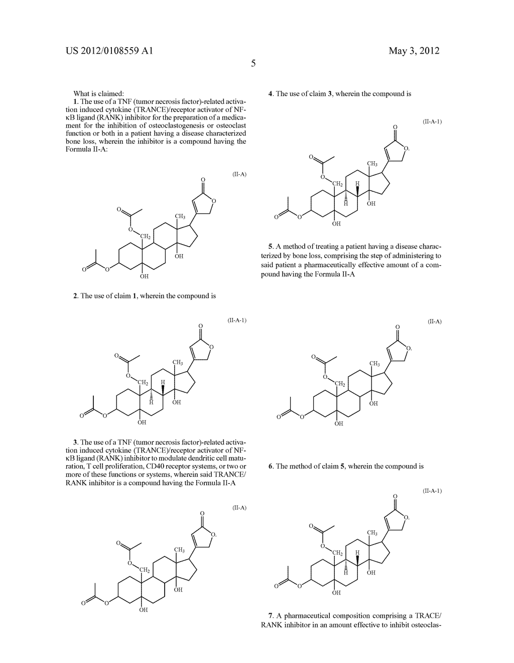 RECEPTOR ACTIVATOR OF THE RANK RECEPTOR COMPLEX INHIBITOR - diagram, schematic, and image 08