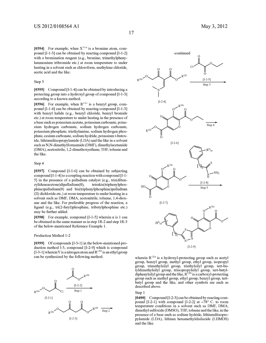 1,3,4,8-Tetrahydro-2H-Pyrido[1,2-a]Pyradine Derivatives and Use Thereof as     HIV Integrase Inhibitor - diagram, schematic, and image 18