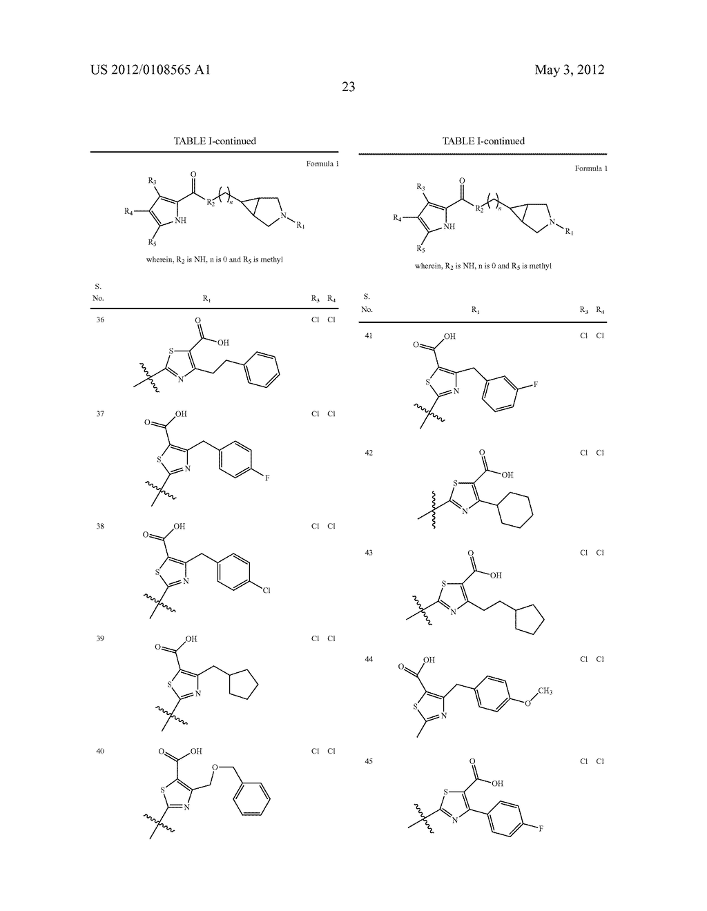 PYRROLE CARBOXYLIC ACID DERIVATIVES AS ANTIBACTERIAL AGENTS - diagram, schematic, and image 24