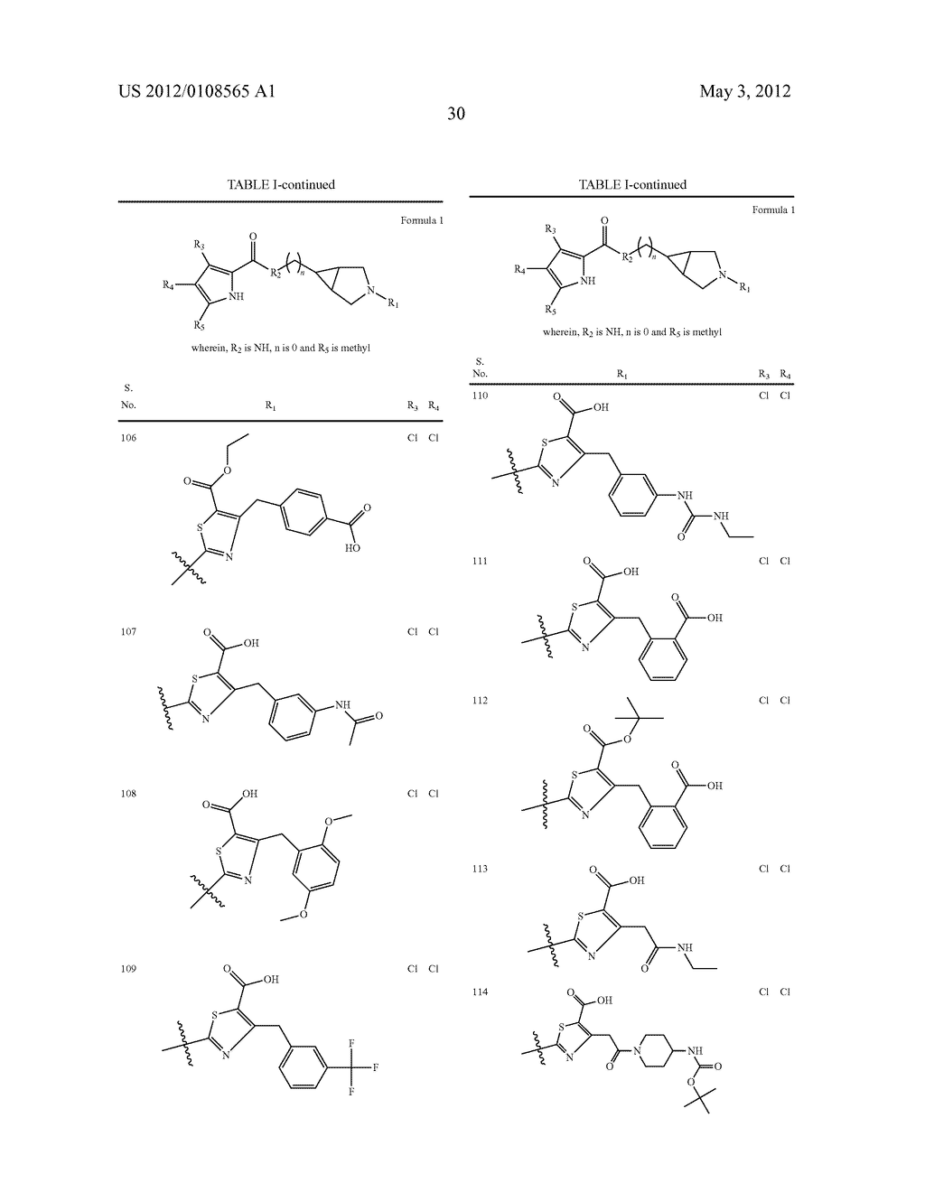 PYRROLE CARBOXYLIC ACID DERIVATIVES AS ANTIBACTERIAL AGENTS - diagram, schematic, and image 31