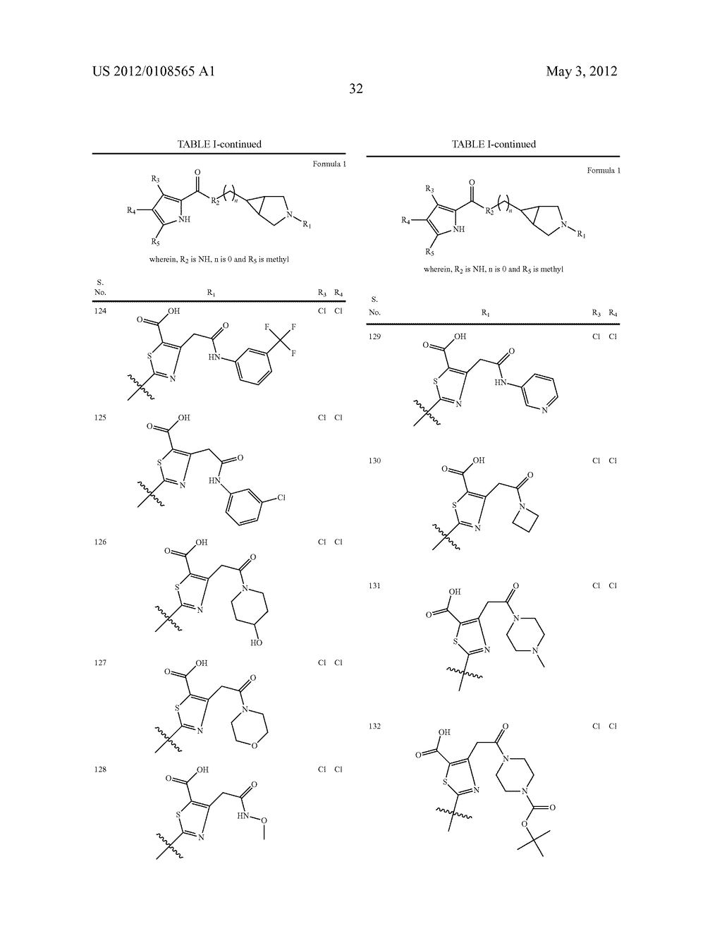 PYRROLE CARBOXYLIC ACID DERIVATIVES AS ANTIBACTERIAL AGENTS - diagram, schematic, and image 33