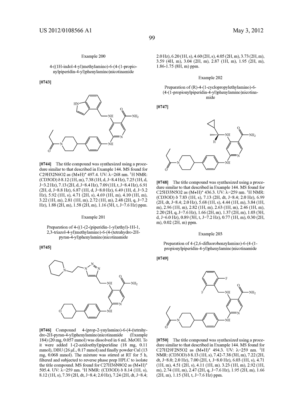 NICOTINAMIDES AS JAK KINASE MODULATORS - diagram, schematic, and image 100