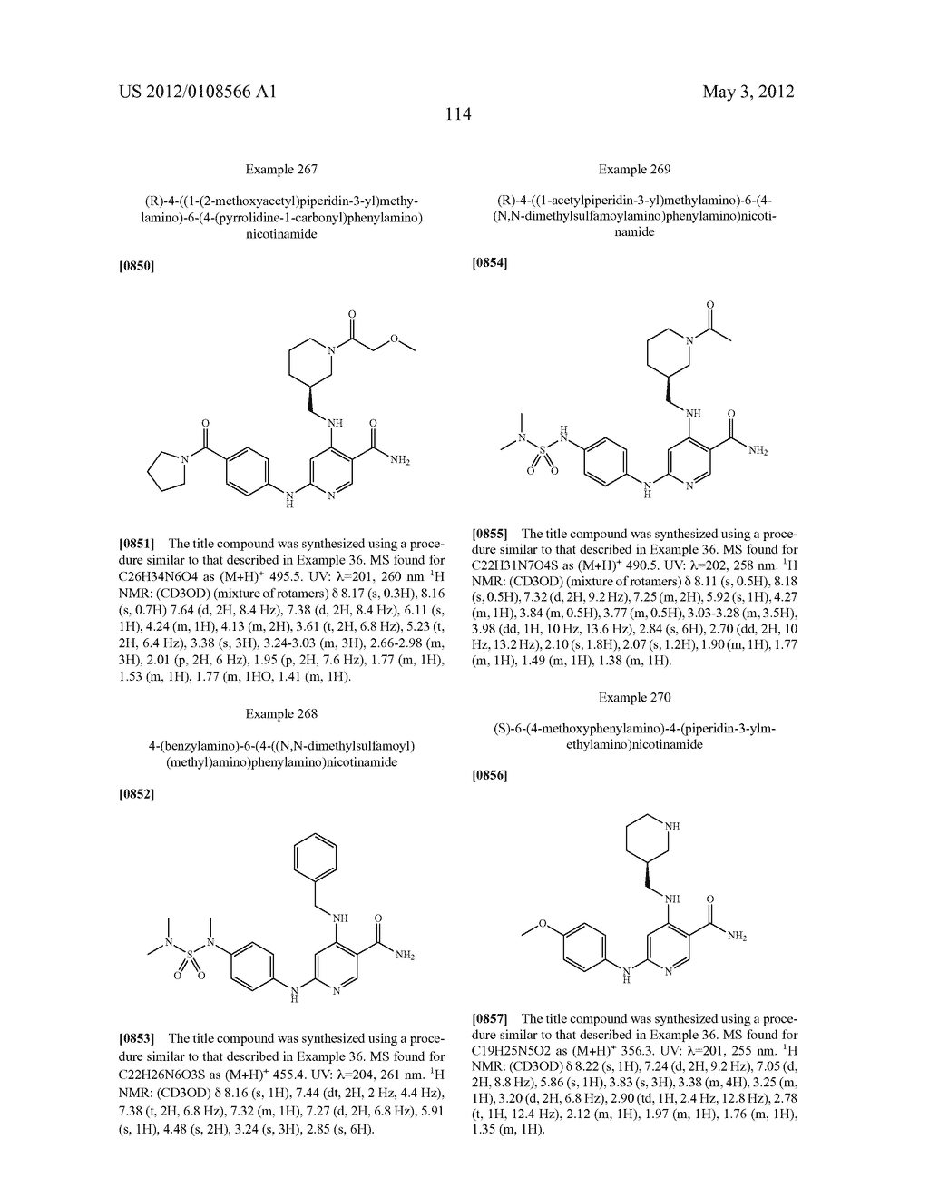 NICOTINAMIDES AS JAK KINASE MODULATORS - diagram, schematic, and image 115