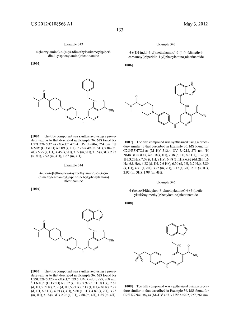 NICOTINAMIDES AS JAK KINASE MODULATORS - diagram, schematic, and image 134