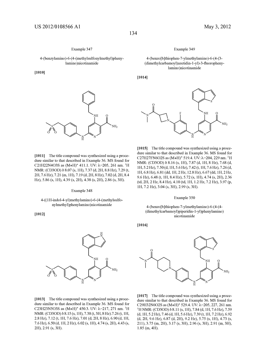 NICOTINAMIDES AS JAK KINASE MODULATORS - diagram, schematic, and image 135