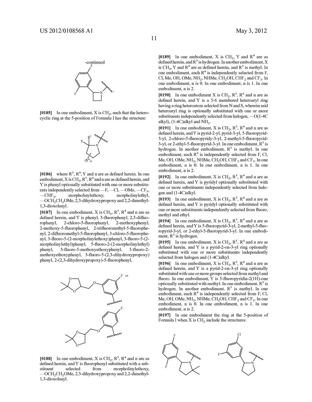 SUBSTITUTED PYRAZOLO[1,5-a]PYRIMIDINE COMPOUNDS AS TRK KINASE INHIBITORS - diagram, schematic, and image 12