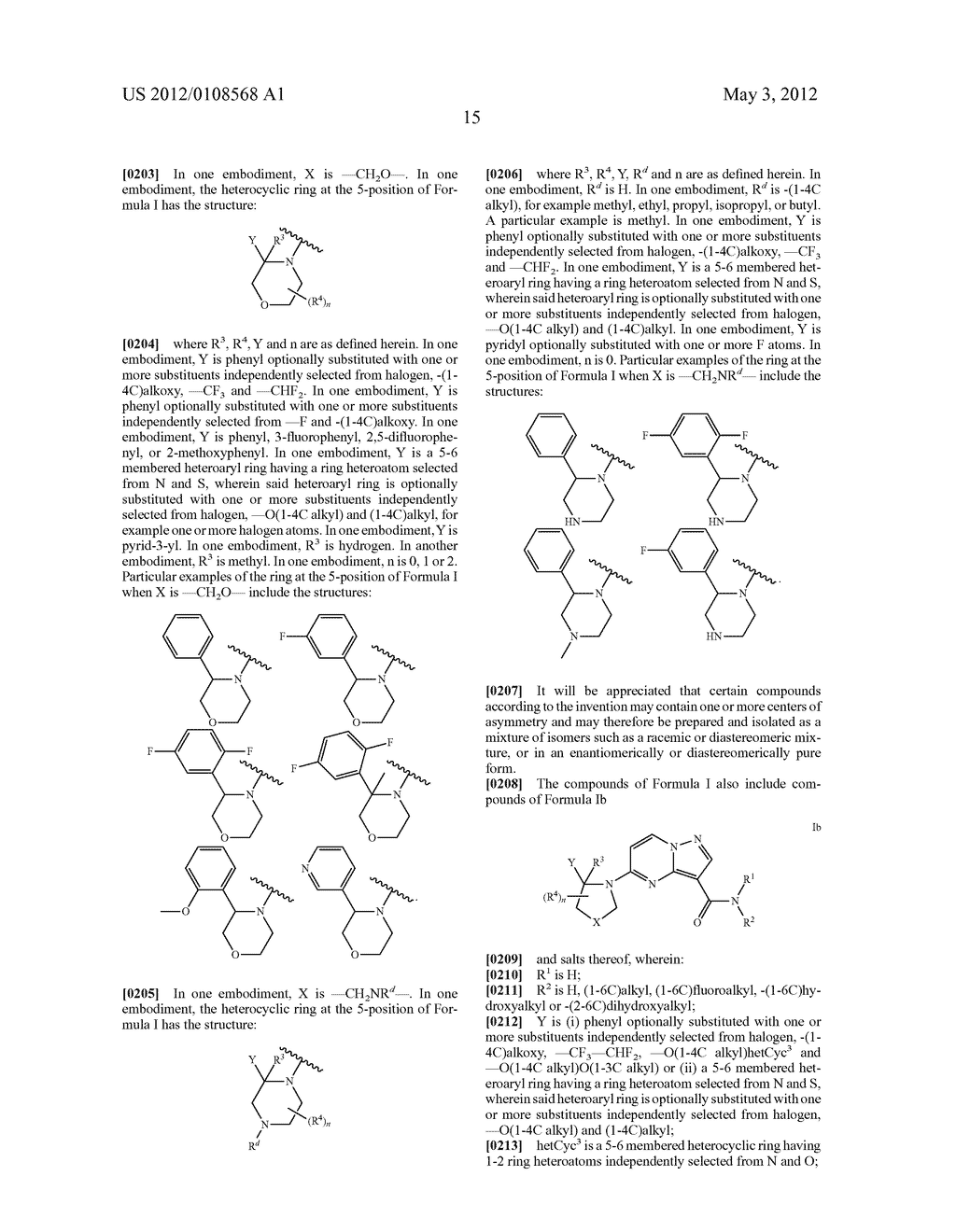 SUBSTITUTED PYRAZOLO[1,5-a]PYRIMIDINE COMPOUNDS AS TRK KINASE INHIBITORS - diagram, schematic, and image 16