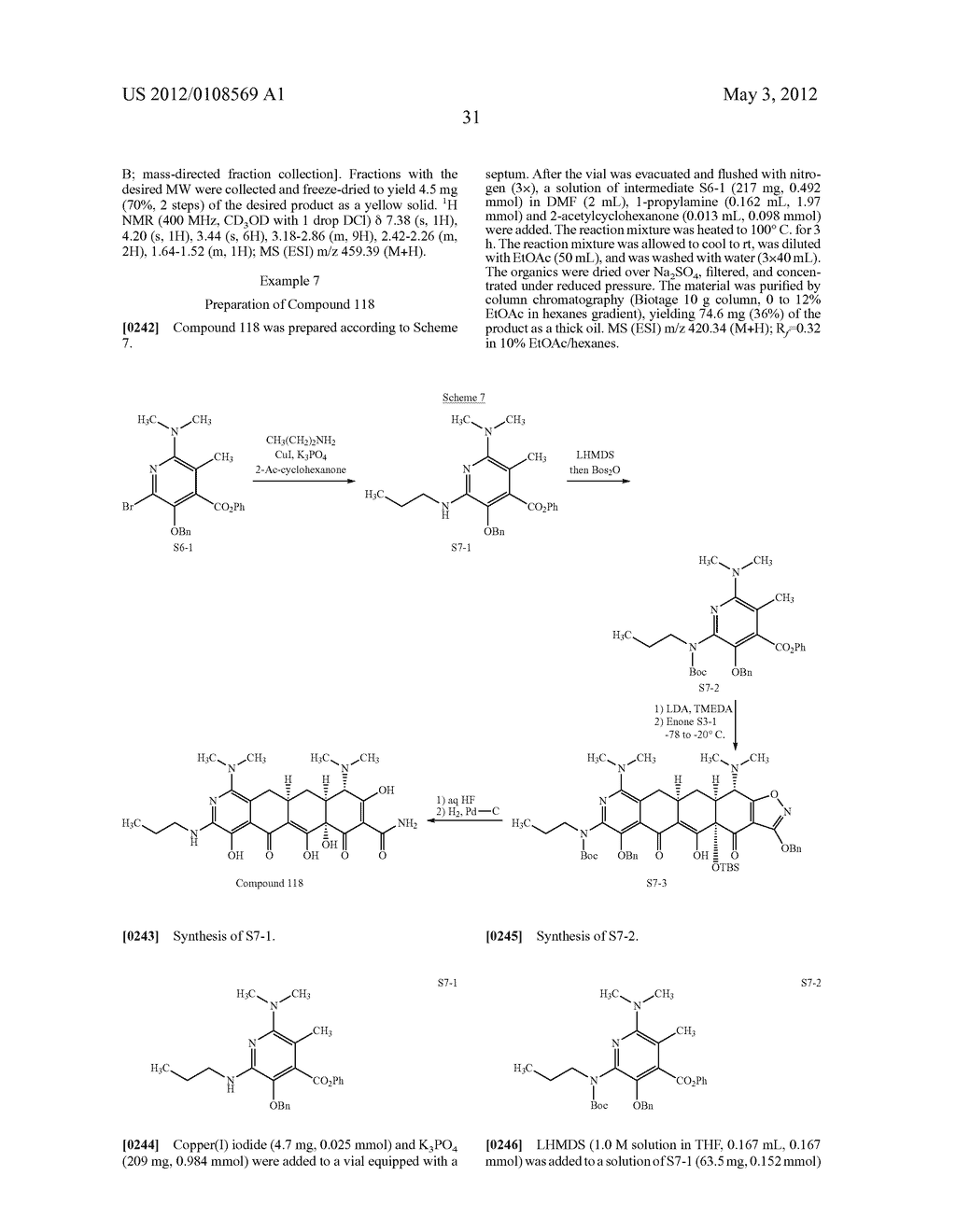 8-AZA Tetracycline Compounds - diagram, schematic, and image 32