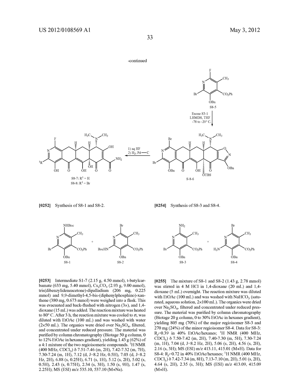 8-AZA Tetracycline Compounds - diagram, schematic, and image 34