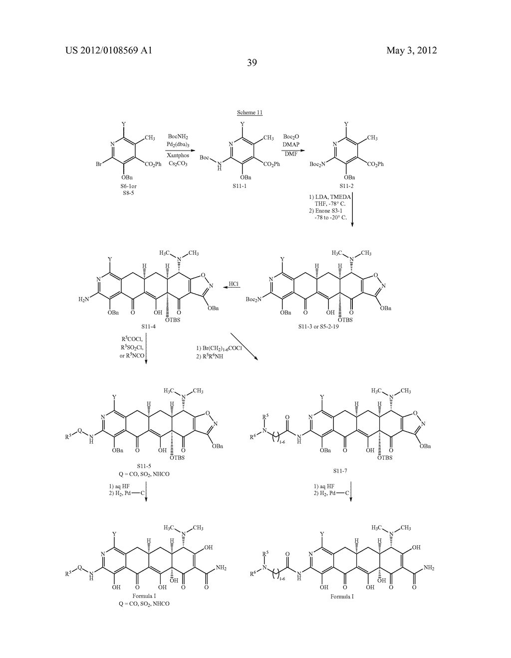 8-AZA Tetracycline Compounds - diagram, schematic, and image 40
