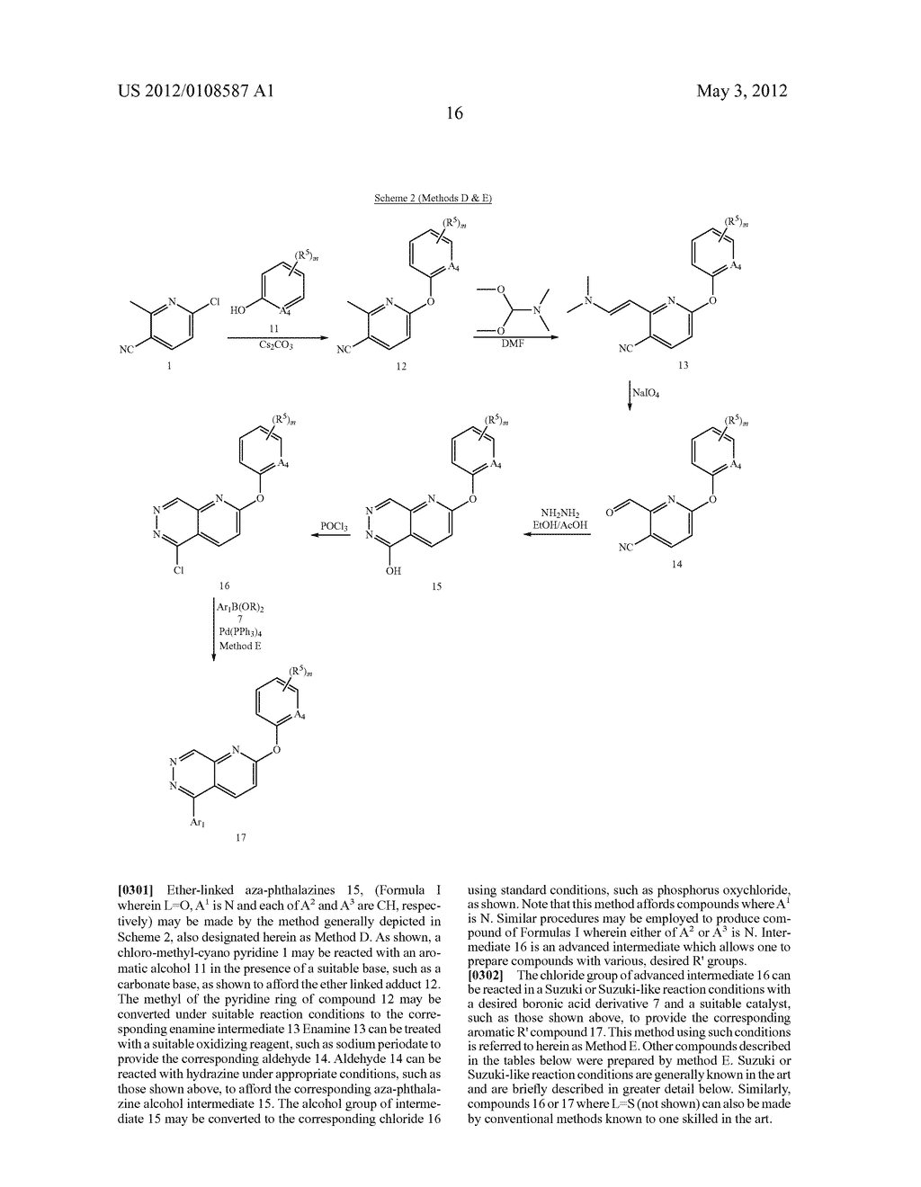 Aza- and Diaza-Phthalazine Compounds as P38 Map Kinase Modulators and     Methods of Use Thereof - diagram, schematic, and image 17