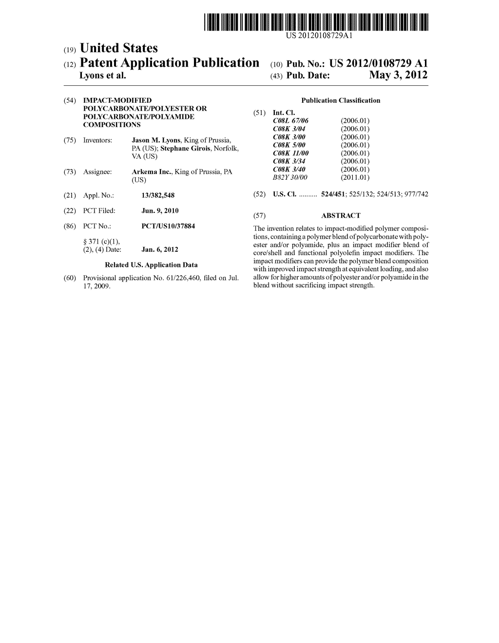 IMPACT-MODIFIED POLYCARBONATE/POLYESTER OR POLYCARBONATE/POLYAMIDE     COMPOSITIONS - diagram, schematic, and image 01