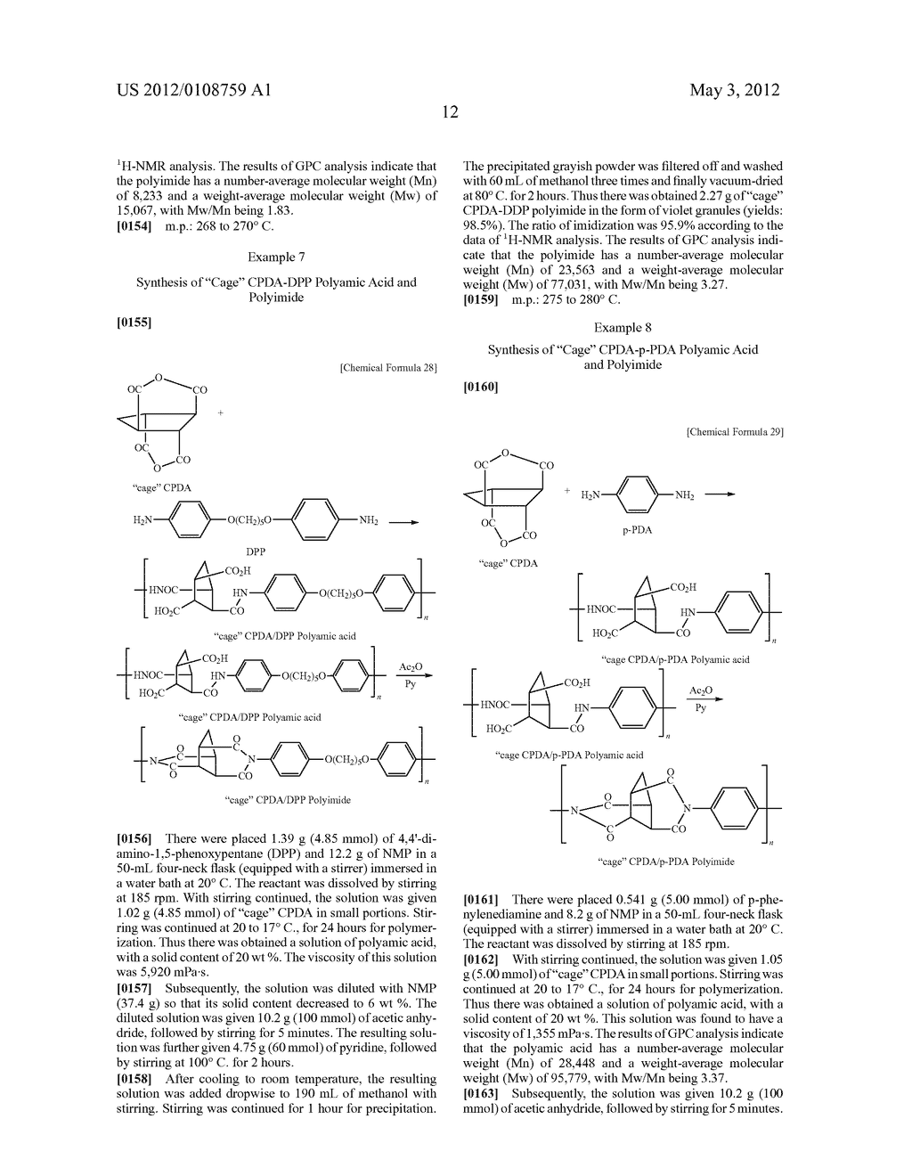 CAGE-SHAPED CYCLOPENTANOIC DIANHYDRIDE, METHOD FOR PRODUCTION THEREOF, AND     POLYIMIDE - diagram, schematic, and image 19