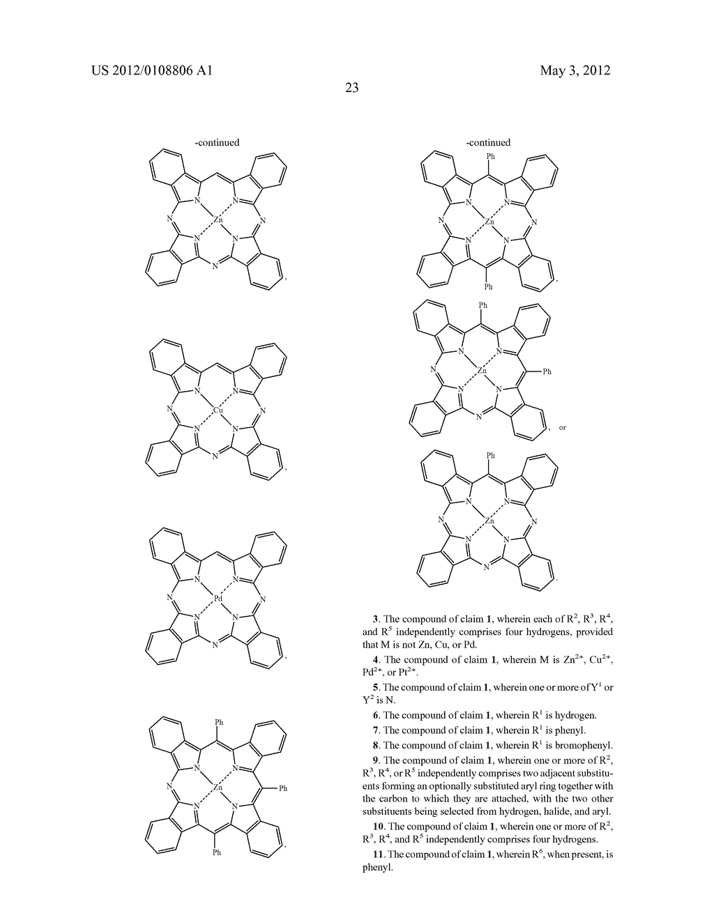 AZAPORPHYRINS AND APPLICATIONS THEREOF - diagram, schematic, and image 32