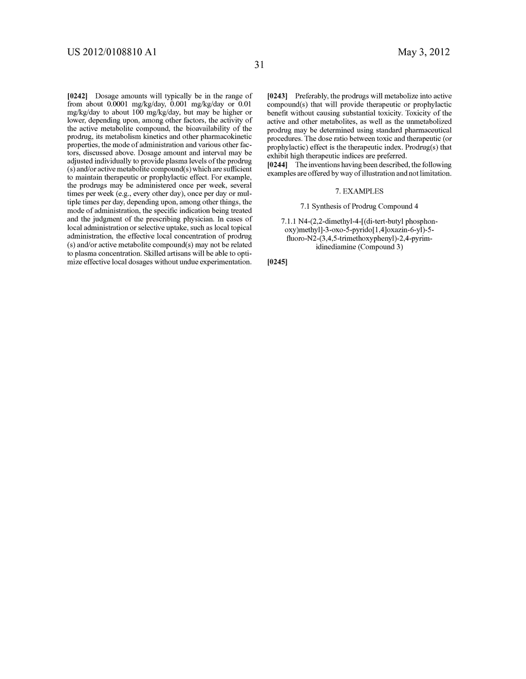 Prodrugs of 2,4-Pyrimidinediamine Compounds and Their Uses - diagram, schematic, and image 44