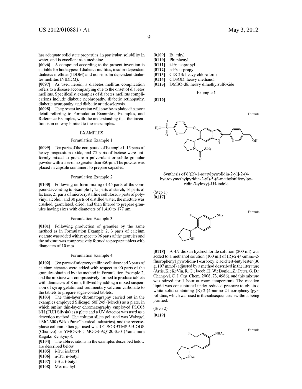 ACETYL PYRROLIDINYL INDOLE DERIVATIVE - diagram, schematic, and image 10