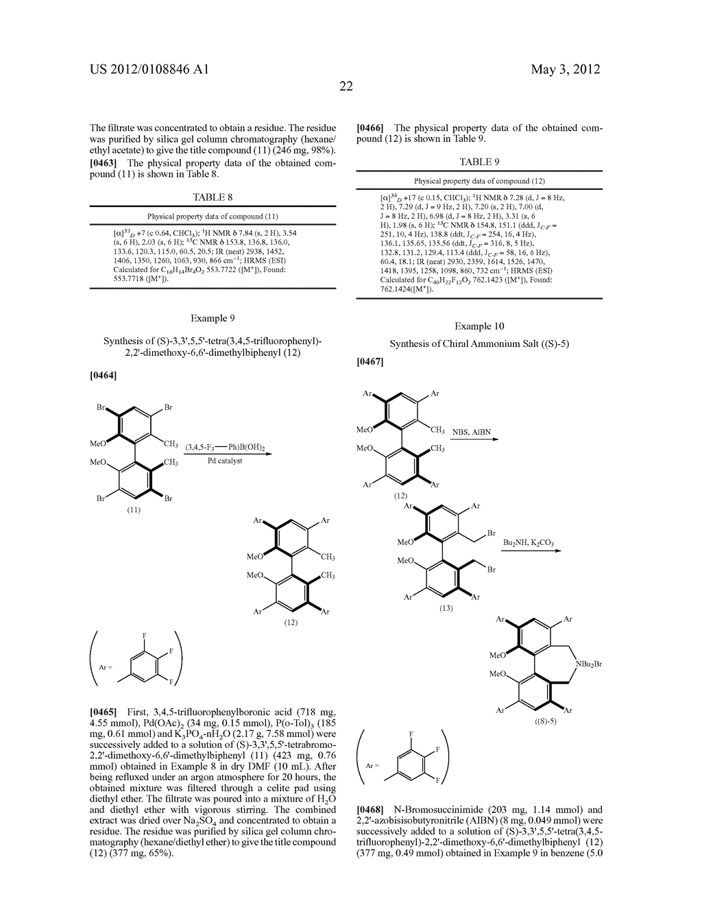OPTICALLY ACTIVE QUATERNARY AMMONIUM SALT HAVING AXIAL ASYMMETRY, AND     METHOD FOR PRODUCING ALPHA-AMINO ACID AND DERIVATIVE THEREOF BY USING THE     SAME - diagram, schematic, and image 23