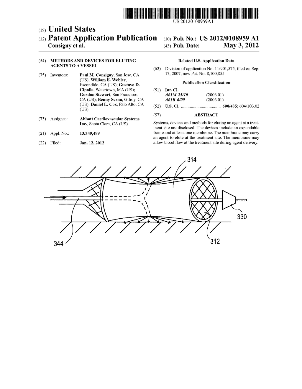 METHODS AND DEVICES FOR ELUTING AGENTS TO A VESSEL - diagram, schematic, and image 01