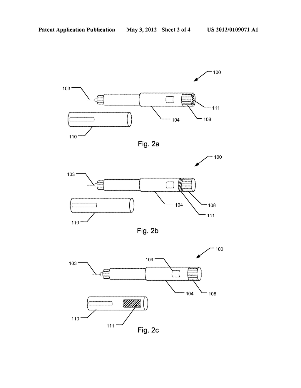 MEDICAL DELIVERY DEVICE WITH TIME LAPSE INDICATOR - diagram, schematic, and image 03