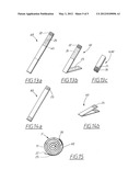 ABSORBENT ARTICLE COMPRISING A STIFFENING ELEMENT AND A DEVICE FOR     DISPOSAL diagram and image