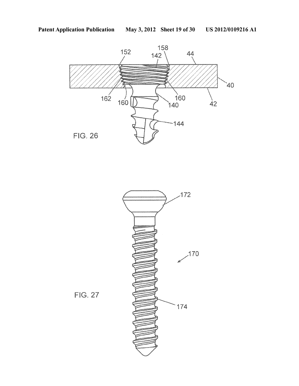 BONE PLATE AND BONE PLATE ASSEMBLIES INCLUDING POLYAXIAL FASTENERS - diagram, schematic, and image 20