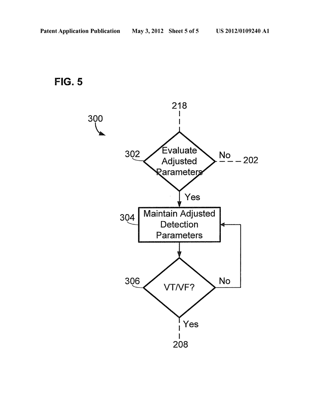 AUTOMATIC ADJUSTMENT OF ARRHYTHMIA DETECTION PARAMETERS - diagram, schematic, and image 06