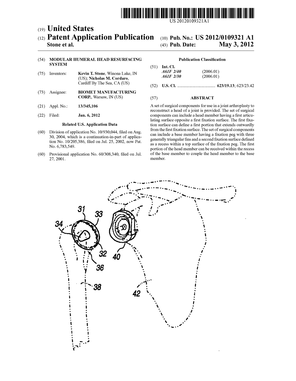 Modular Humeral Head Resurfacing System - diagram, schematic, and image 01