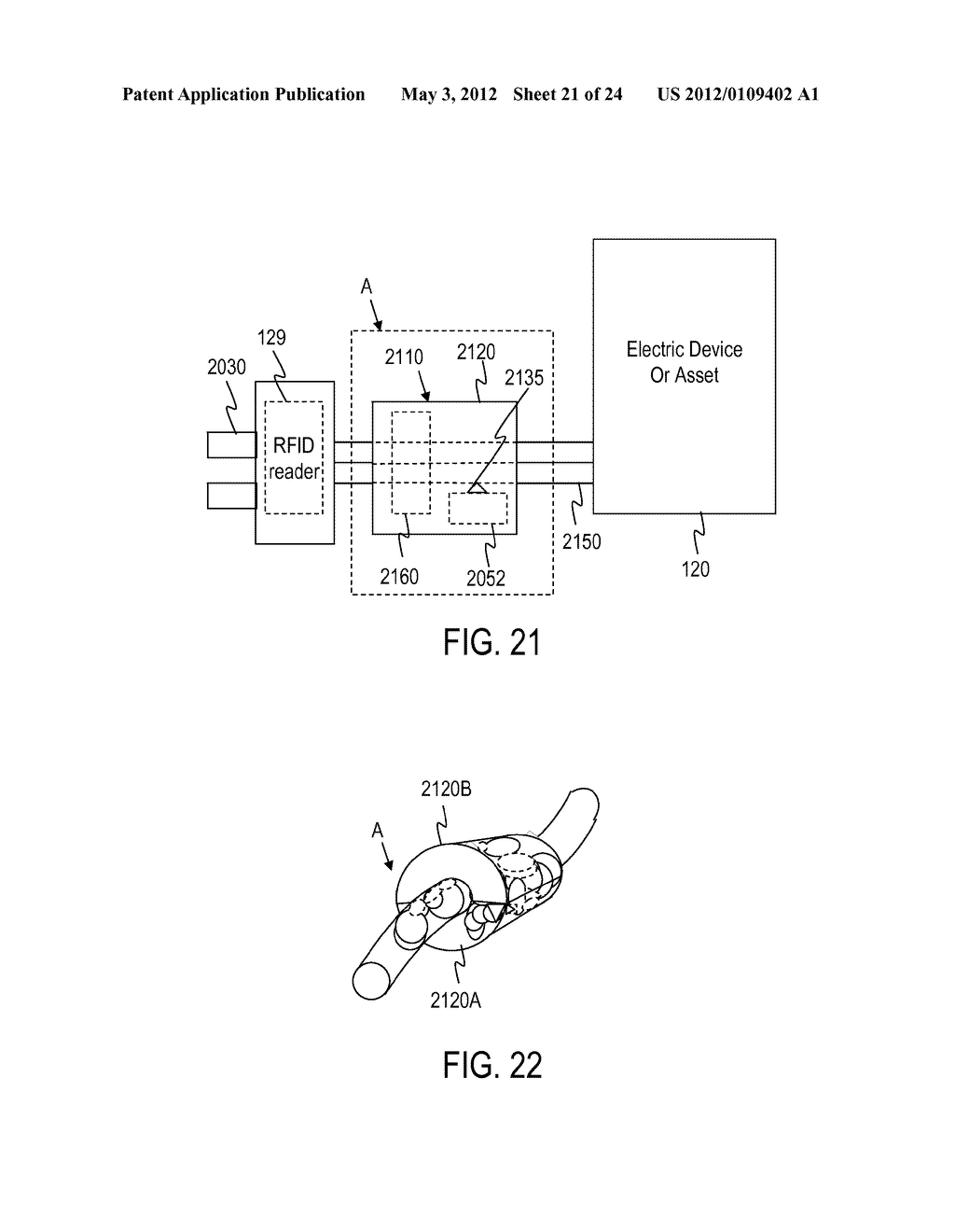 METHODS AND APPARATUS FOR IDENTIFYING A GRID CONNECTION POINT USING A TAG - diagram, schematic, and image 22