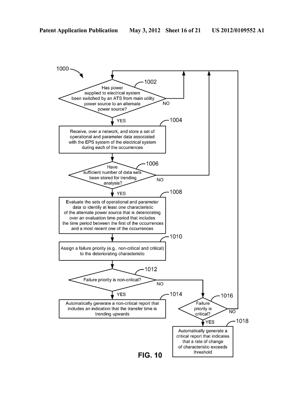 AUTOMATED EMERGENCY POWER SUPPLY TEST FEATURING USER SELECTION OF LOAD     PERCENTAGE OR EXHAUST TEMPERATURE - diagram, schematic, and image 17