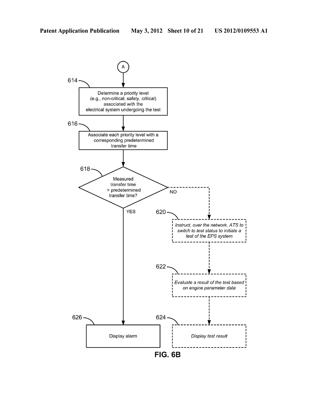 AUTOMATED EMERGENCY POWER SUPPLY TEST WITH VARIABLE, PRIORITY-BASED     TRANSFER TIMES - diagram, schematic, and image 11