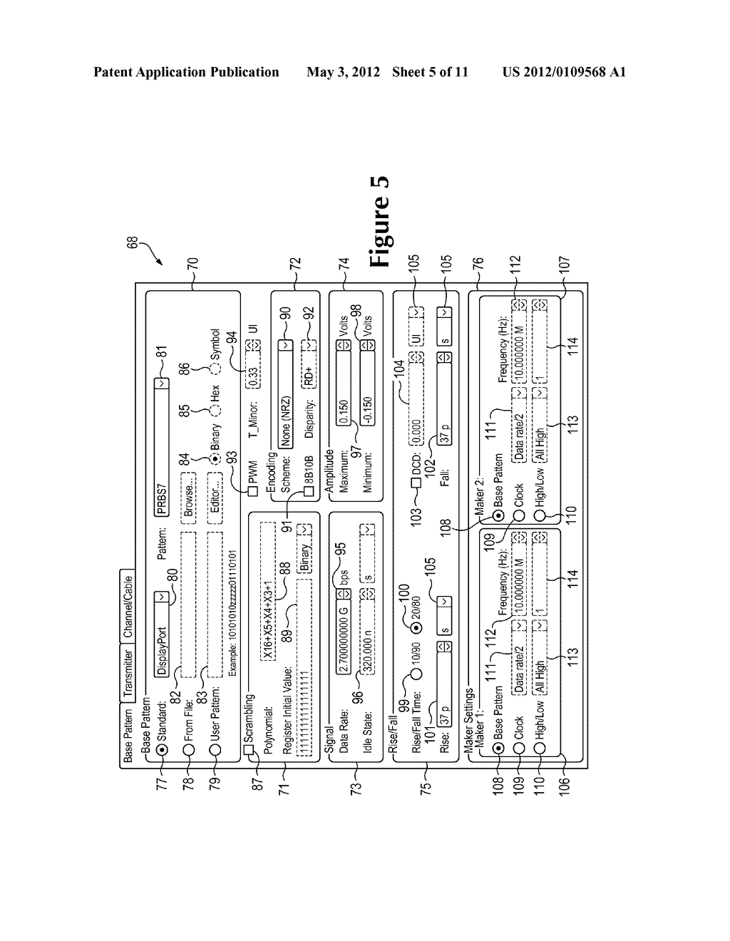 Apparatus and Method for Generating a Test Signal with Emulated Crosstalk - diagram, schematic, and image 06