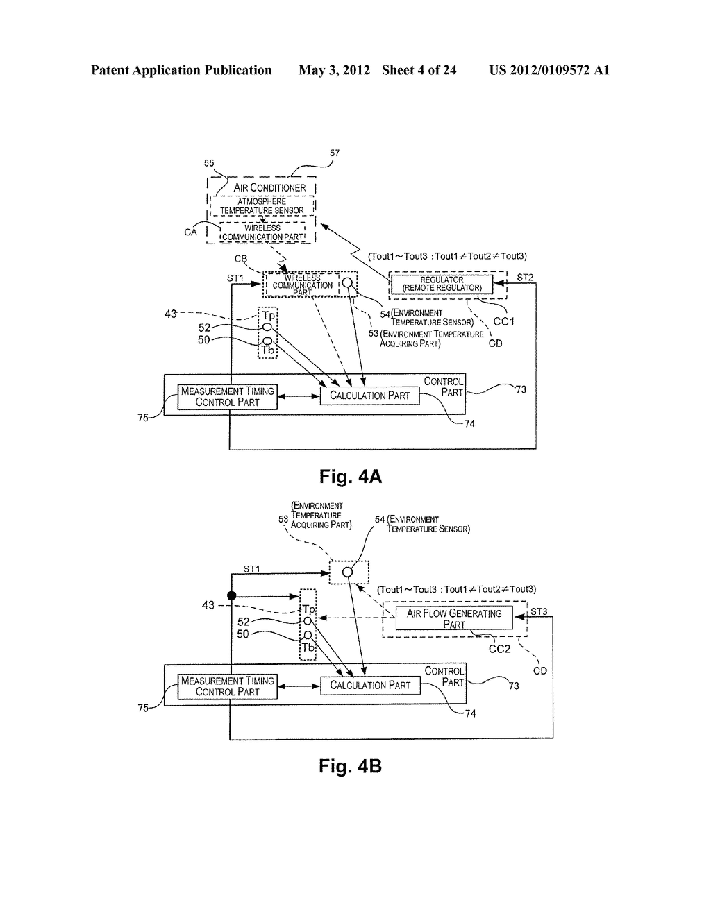 TEMPERATURE MEASUREMENT DEVICE AND TEMPERATURE MEASURING METHOD - diagram, schematic, and image 05