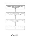 METHODS AND SYSTEMS FOR ENFORCING PARAMETRIC CONSTRAINTS IN A DIRECT     MODELING INTERFACE IN COMPUTER-AIDED DESIGN diagram and image