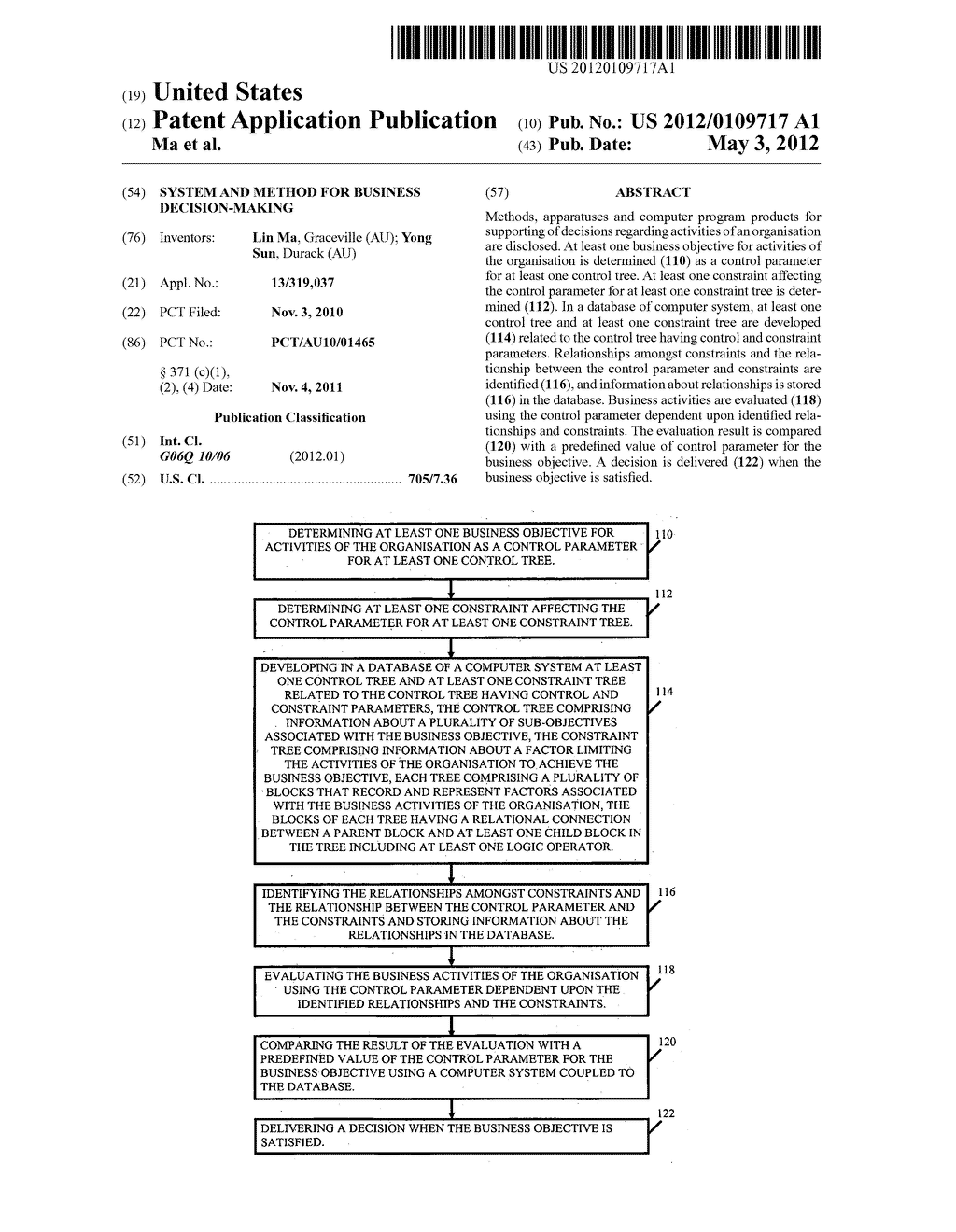 SYSTEM AND METHOD FOR BUSINESS DECISION-MAKING - diagram, schematic, and image 01