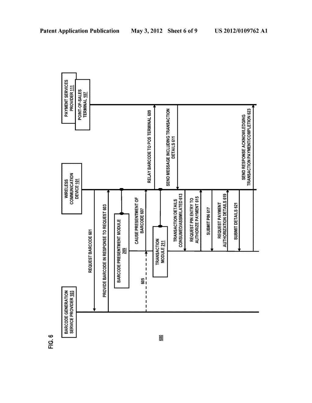 METHOD AND APPARATUS FOR PROVIDING MOBILE PAYMENT THROUGH A DEVICE USER     INTERFACE - diagram, schematic, and image 07