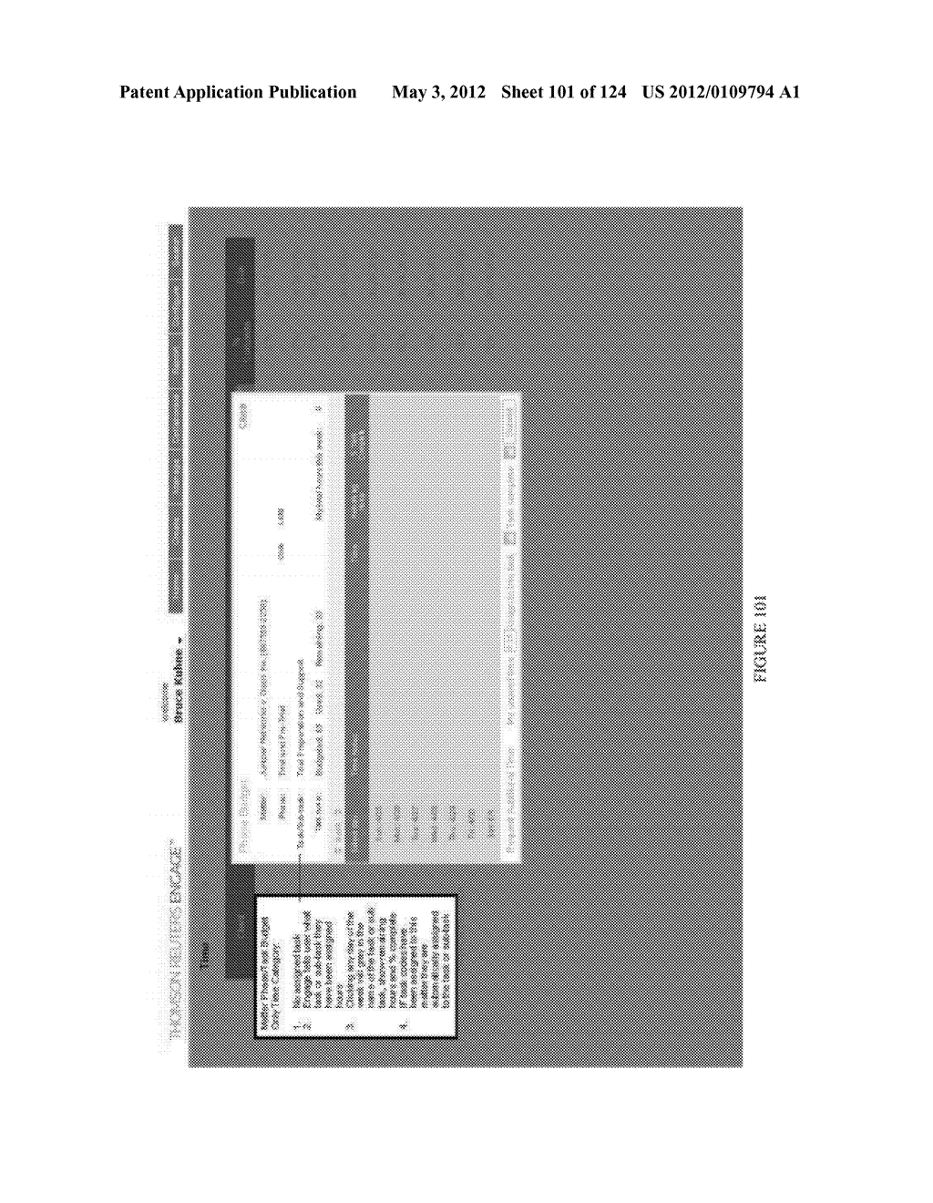 SYSTEM, METHOD AND APPARATUS FOR PLANNING AND MANAGING ENGAGEMENTS - diagram, schematic, and image 102