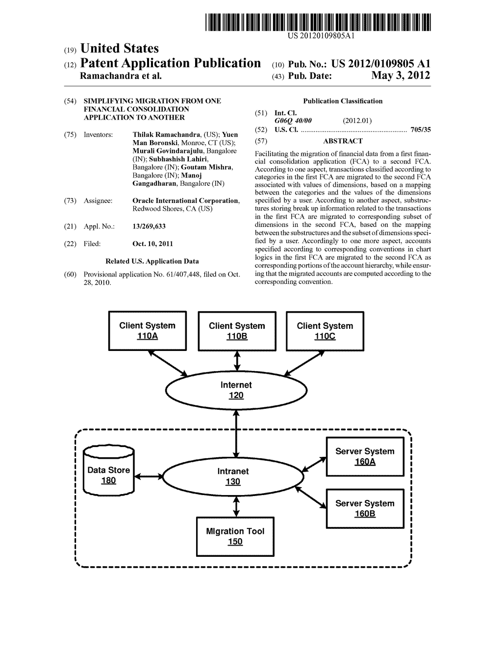 SIMPLIFYING MIGRATION FROM ONE FINANCIAL CONSOLIDATION APPLICATION TO     ANOTHER - diagram, schematic, and image 01