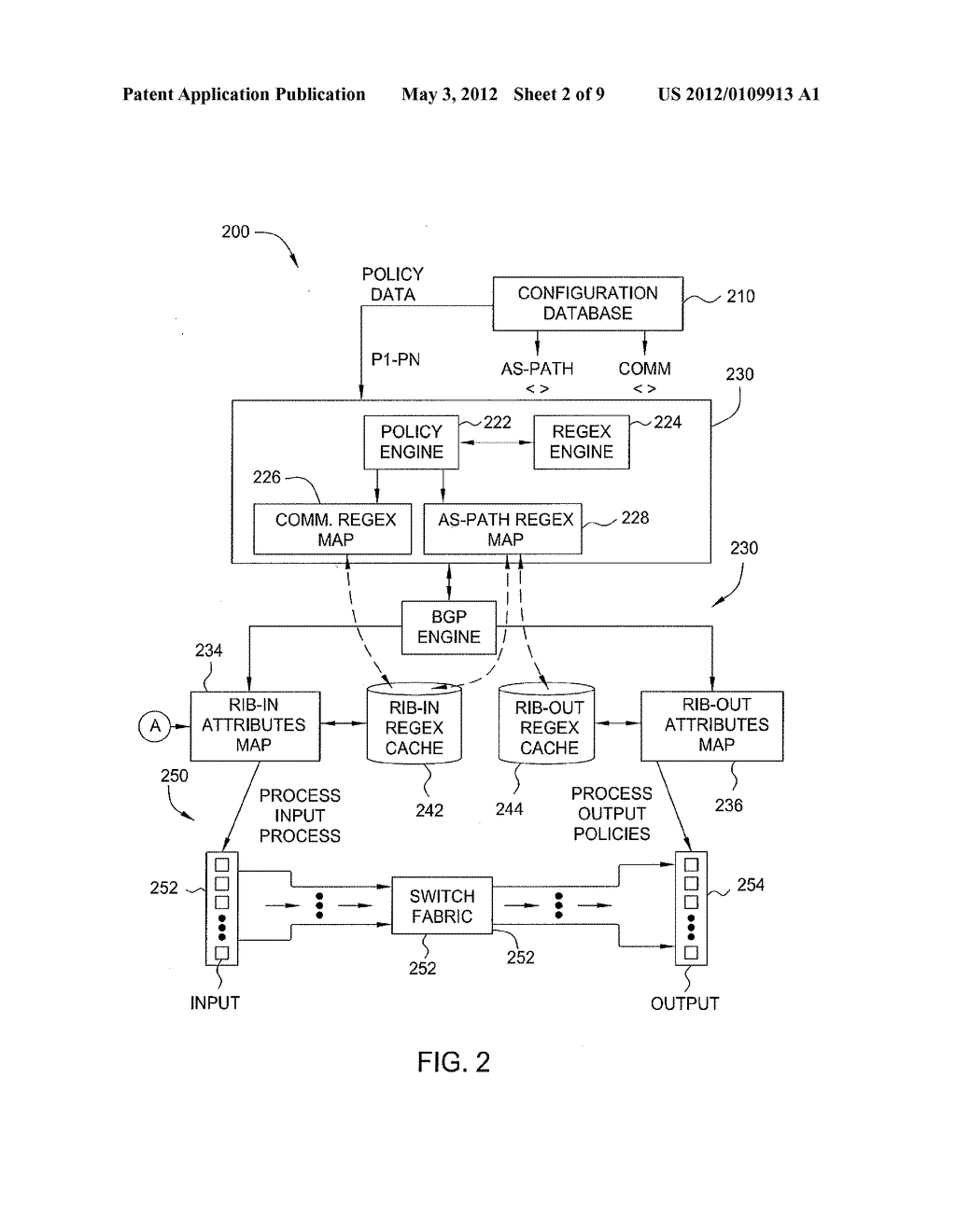 METHOD AND SYSTEM FOR CACHING REGULAR EXPRESSION RESULTS - diagram, schematic, and image 03