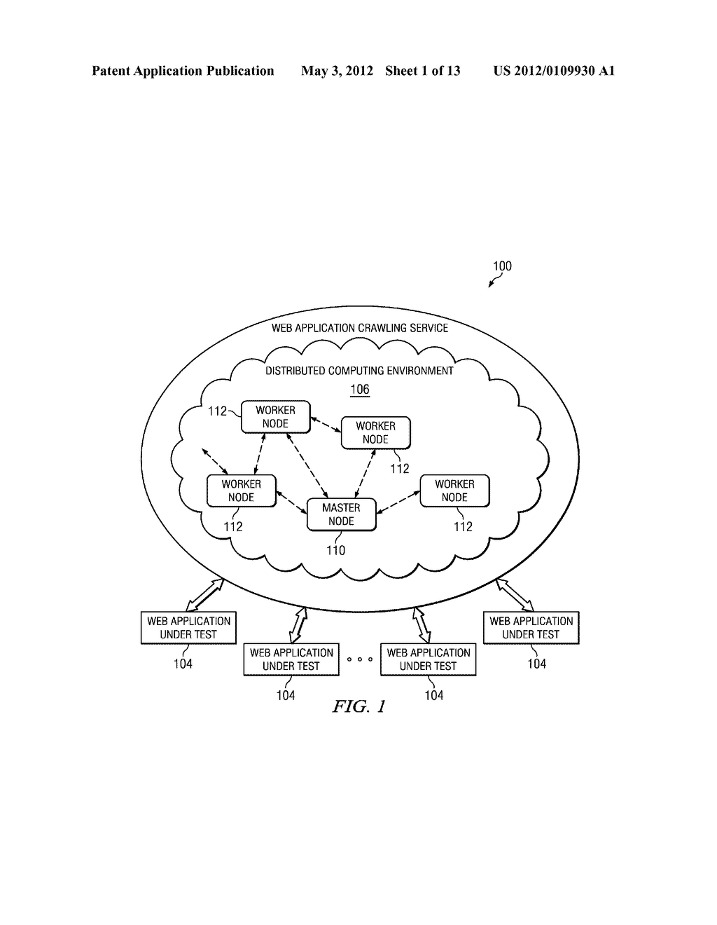 TECHNIQUE FOR COORDINATING THE DISTRIBUTED, PARALLEL CRAWLING OF     INTERACTIVE CLIENT-SERVER APPLICATIONS - diagram, schematic, and image 02