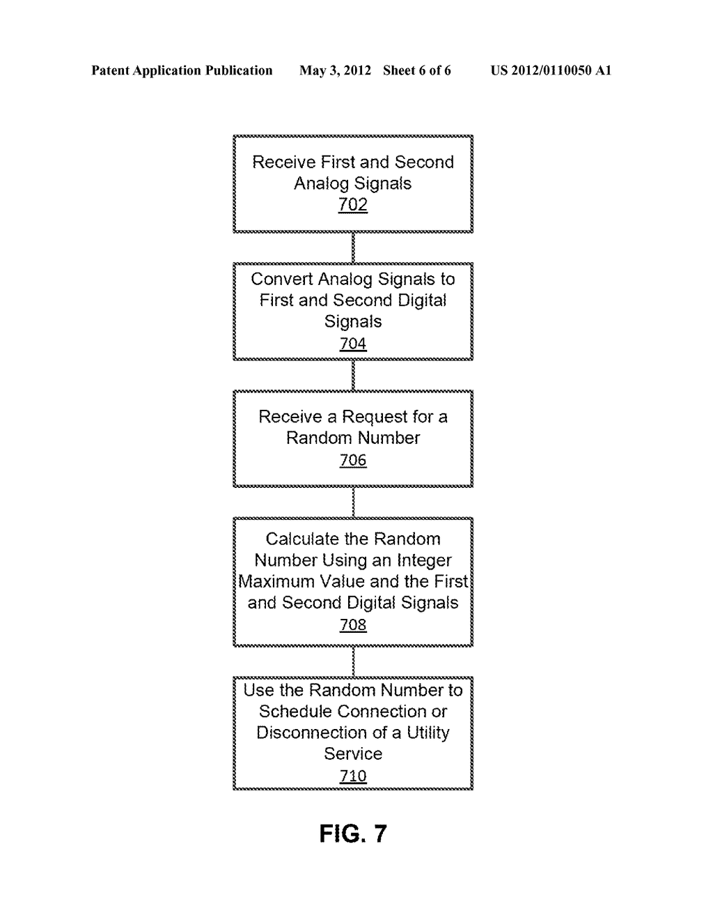 METHOD, DEVICE AND COMPUTER PROGRAM PRODUCT FOR RANDOM NUMBER GENERATION     IN A METER - diagram, schematic, and image 07