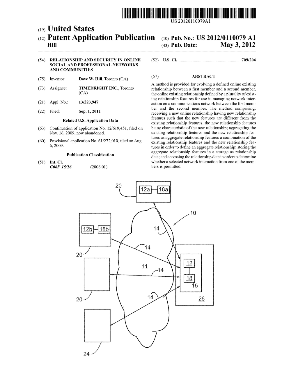 RELATIONSHIP AND SECURITY IN ONLINE SOCIAL AND PROFESSIONAL NETWORKS AND     COMMUNITIES - diagram, schematic, and image 01