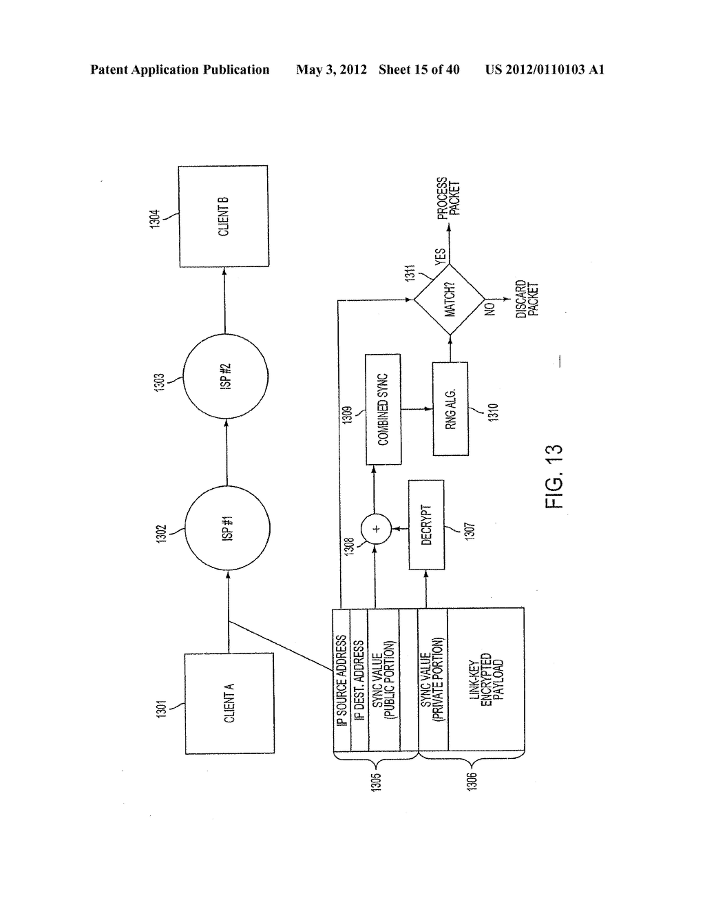 SYSTEM AND METHOD EMPLOYING AN AGILE NETWORK PROTOCOL FOR SECURE     COMMUNICATIONS USING SECURE DOMAIN NAMES - diagram, schematic, and image 16