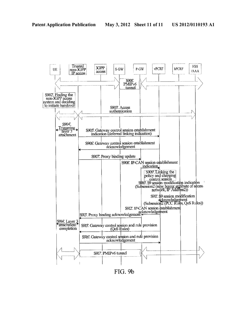 RESELECTION SYSTEM FOR BEARER BINDING AND EVENT REPORTING FUNCTION AND     METHOD THEREOF - diagram, schematic, and image 12