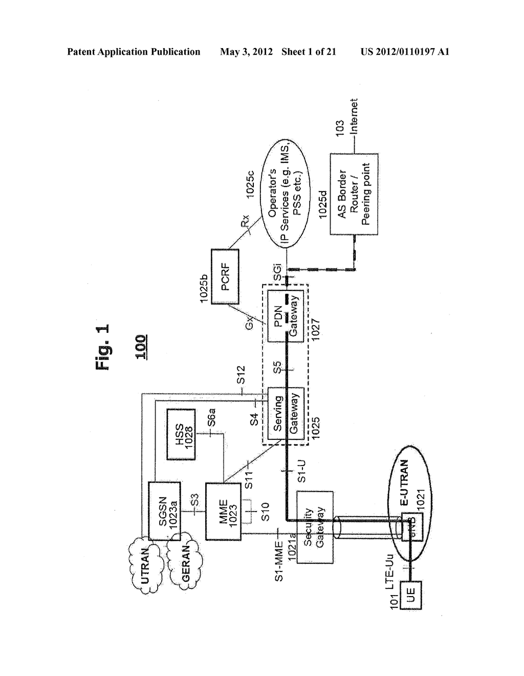 TECHNIQUE FOR RELOCATING A SERVING GATEWAY ASSOCIATED TO A USER EQUIPMENT - diagram, schematic, and image 02