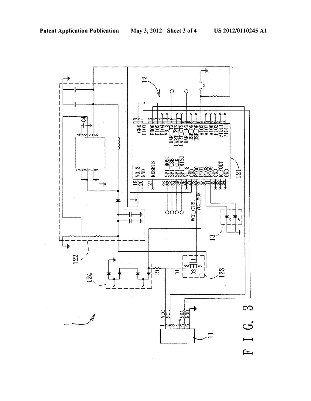 Data writing method and writing device for an electronic erasable read     only dynamic memory - diagram, schematic, and image 04