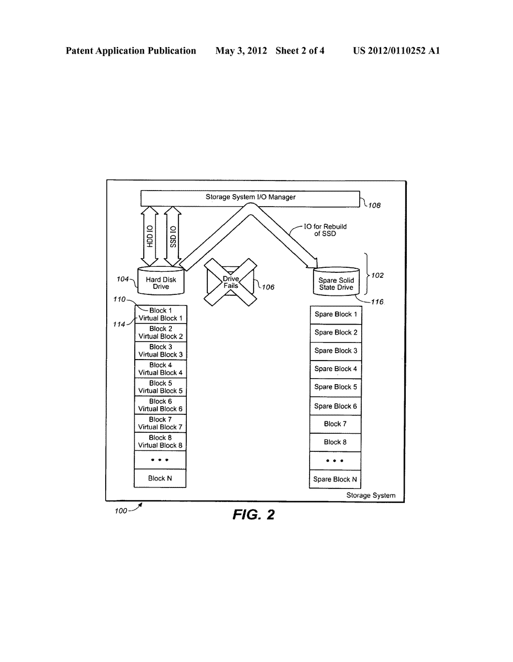  System and Method for Providing Performance-Enhanced Rebuild of a     Solid-State Drive (SSD) in a Solid-State Drive Hard Disk Drive (SSD HDD)     Redundant Array of Inexpensive Disks 1 (Raid 1) Pair - diagram, schematic, and image 03