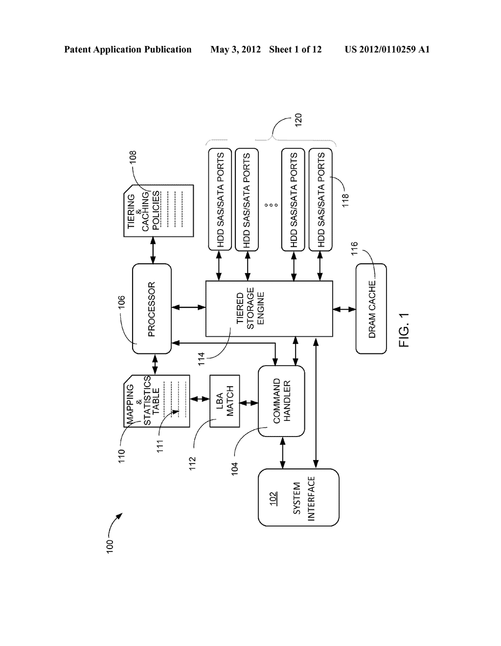 TIERED DATA STORAGE SYSTEM WITH DATA MANAGEMENT AND METHOD OF OPERATION     THEREOF - diagram, schematic, and image 02