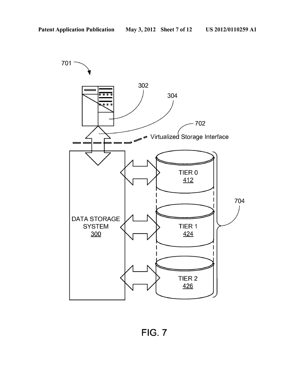 TIERED DATA STORAGE SYSTEM WITH DATA MANAGEMENT AND METHOD OF OPERATION     THEREOF - diagram, schematic, and image 08