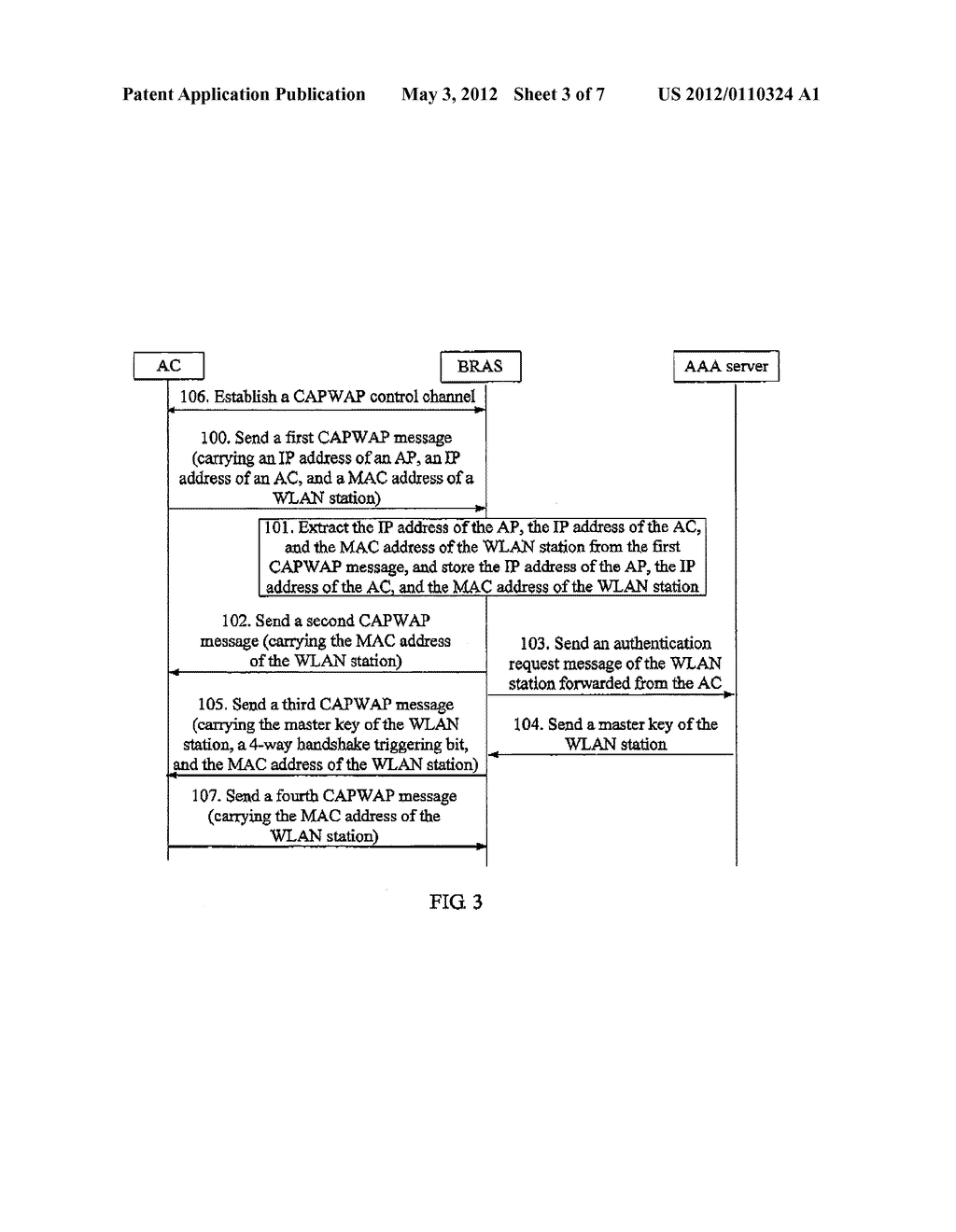 METHOD AND APPARATUS FOR SENDING A KEY ON A WIRELESS LOCAL AREA NETWORK - diagram, schematic, and image 04